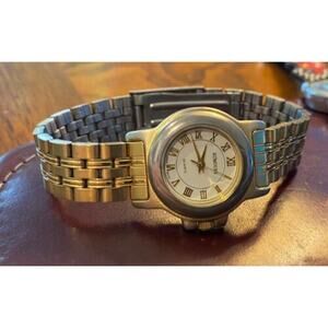 Women's 30mm Gold Tone Rumours Watch, Roman Numeral Dial  size 7"